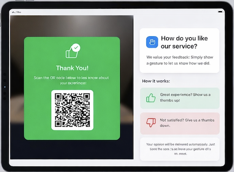 NoTouchFeedback mobile app
